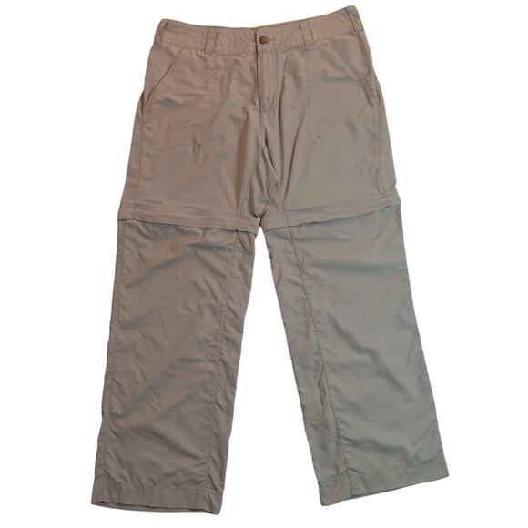Columbia Titanium Convertible Pants Womens 12 33X29 Light Tan Packable - Picture 3 of 16